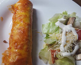 A picture of step 5 of Enchiladas.