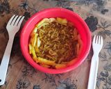 फ्राई पोटैटो नूडल्स (fry potato noodles recipe in Hindi) रेसिपी चरण 3 फोटो