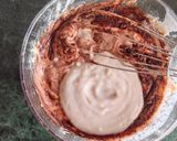 A picture of step 3 of Guava chocolate brownie cake.