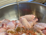 Roasted Chicken Wings with Homemade Spicy Garlic Mayo