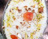 A picture of step 5 of Zafran kheer.
