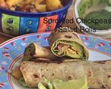 A picture of step 1 of Sprouted Chickpeas Chatpati Rolls.