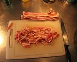 Foto del paso 4 de la receta Tallarines con panceta y ajíes Pardón