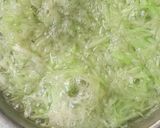 A picture of step 1 of Bottle gourd halwa.