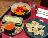 Foto del paso 4 de la receta: Cena saludable! Corvina, patatas con mojo rojo y ensalada 🥗