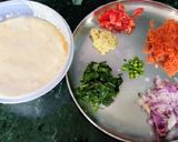 A picture of step 2 of Veggies Uttapam.