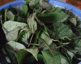 Gambar langkah 1 resipi Daun Keledek Goreng Taucu.