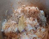 A picture of step 2 of Mutton biryani.