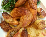 Foto del paso 5 de la receta: Pollo asado al horno con patatas