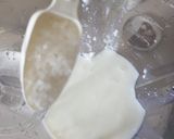 A picture of step 1 of Rich Chocolate smoothie.