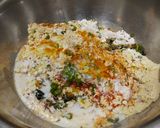 A picture of step 1 of Gujrati Masala Khakra.