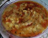 A picture of step 14 of Stuff daal kachodi with aalu tari.