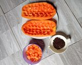 Foto langkah ke 1 dari resep Puding mangkok pepaya.