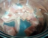 Hình bước làm 1 của món Canh bí xanh nấu gà và tép khô