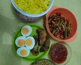 Foto langkah ke 3 dari resep Nasi tumpeng.