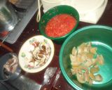 A picture of step 1 of Rough stew.