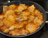 Foto del paso 7 de la receta Pollo con tomate en aceite y parmesano