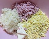 Foto del paso 2 de la receta: 🇨🇿 Šunková pomazánka - Untapán o aperitivo Checo 🇨🇿