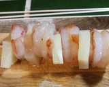 Foto del paso 4 de la receta: Brochetas de langostinos 🦐🍍