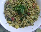 A picture of step 1 of Millet upma.