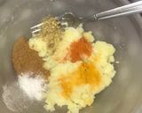 A picture of step 1 of Potato cheese ball.