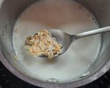A picture of step 1 of Tropical Mango Oatmeal.