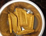 A picture of step 1 of Biscuit modak.