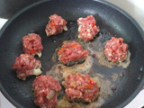 Arroz con albóndigas