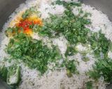 A picture of step 4 of Chicken biryani.