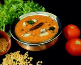 A picture of step 8 of Spicy Andhra style tomato pappu.