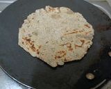 A picture of step 4 of Bajra Aloo Ki Roti.
