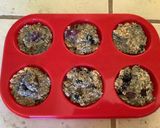 A picture of step 5 of Oatmeal almond berry muffin.