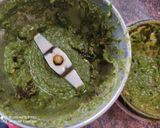 A picture of step 2 of Pudina pani for pani puri.