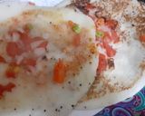 प्याज़ टमाटर सूजी उत्तपम (Pyaz Tamatar suji uttapam recipe in hindi) रेसिपी चरण 4 फोटो