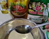 Foto langkah ke 2 dari resep Roti Bunga Tanpa Ulen (Minyak).