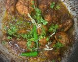 A picture of step 9 of Afghani Chicken Karahi.