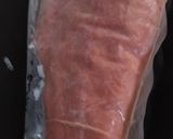 Foto del paso 1 de la receta: Salmón con albahaca al sartén