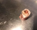 Une image de l'étape 4 de Pruneaux au jambon cru et mozzarella di buffala.