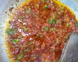 A picture of step 3 of Chicken in sauce.
