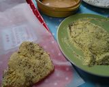 A picture of step 2 of Chicken Milanese.