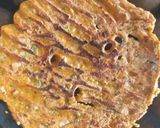 A picture of step 5 of Onion Thalipeeth.