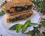 عکس مرحله 7 از دستور ساندویچ مرغ و اسفناج 😋