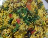 A picture of step 4 of Mix veg pulao.
