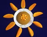 A picture of step 6 of Mango Sheera.