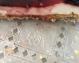 A picture of step 5 of No bake cheesecake.