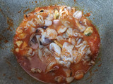 Arroz medio caldoso con calamares en Olla GM
