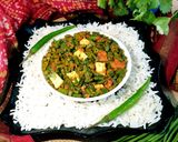 A picture of step 9 of Radish pod paneer masala.