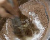 A picture of step 1 of Chocolate cake popsicles.