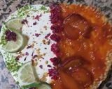 Foto del paso 5 de la receta: Tarta de queso con durazno y lima