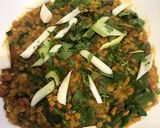 A picture of step 8 of Lentil & spinach dahl.